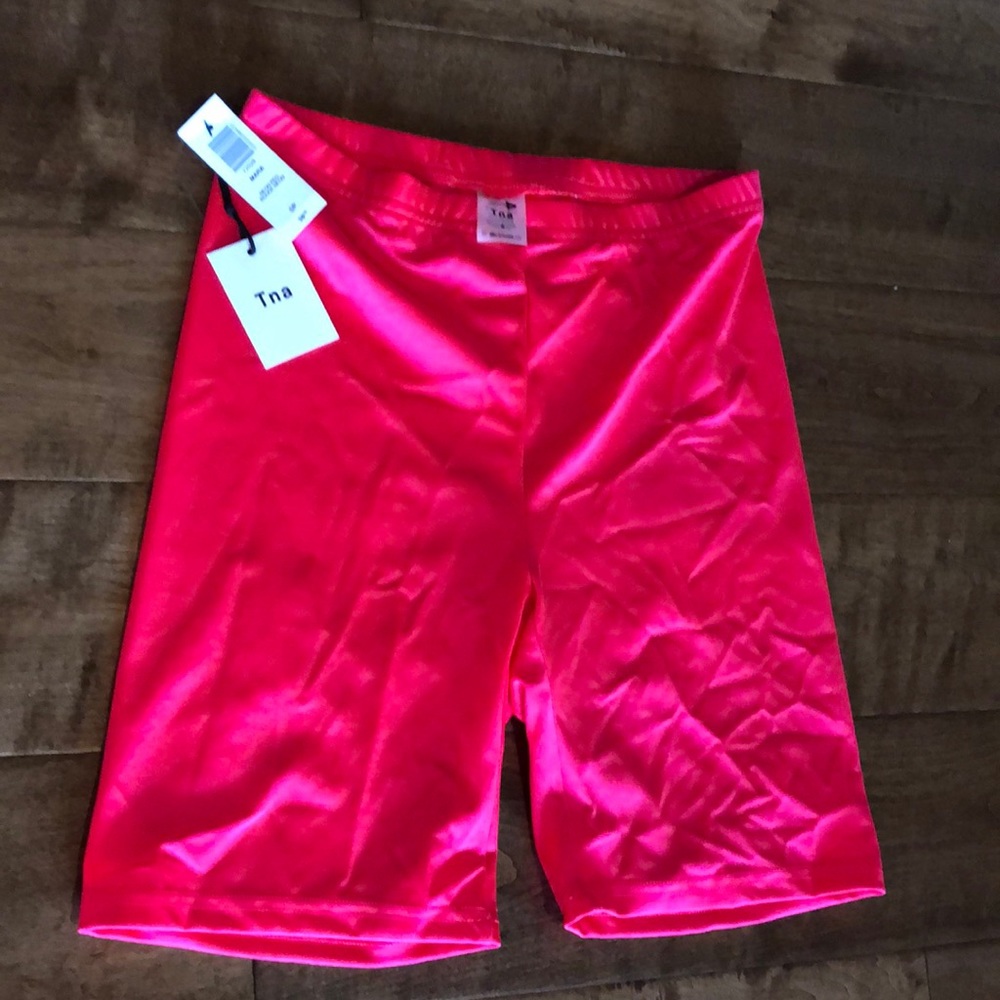 Brand new TNA bike shorts, vibrant neon colour